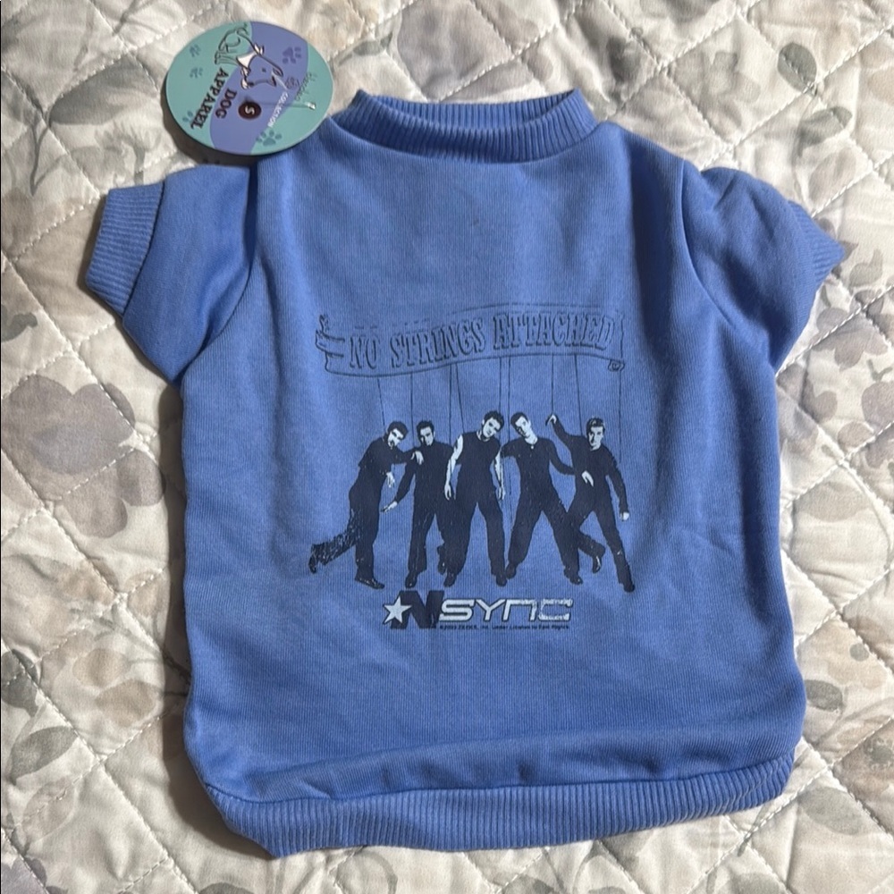 New N Sync pet’s  Blue Graphic T-Shirt